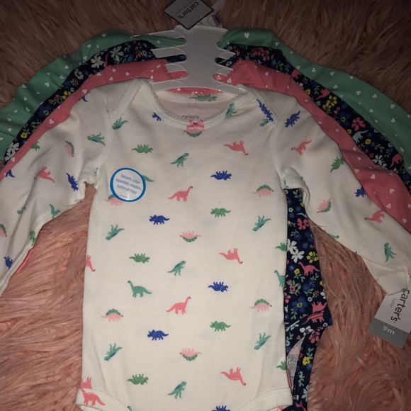 Carter's Other - Long sleeve onesies - dinosaur theme